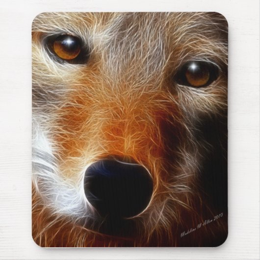 シンリンオオカミ マウスパッド (正面)