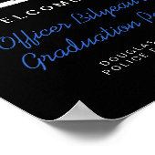 シン動揺してブルーライン警察卒業パーティー ポスター (角)