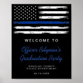 シン動揺してブルーライン警察卒業パーティー ポスター (正面)