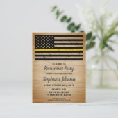 シン金ゴールドライン911警察ディスパッチャ退職 案内ポストカード (スタンド正面)