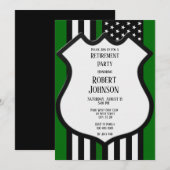 シン・グリーンライン 退職 招待状 (正面/裏面)