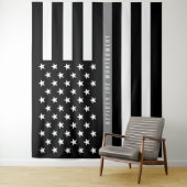 シン・グレイ・ライン アメリカ国旗 修正 退職 タペストリー (インサイチュ)