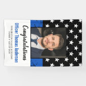 シン・ブルー・ライン警察官卒業党 横断幕 (横)