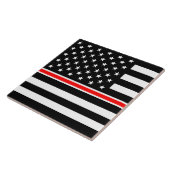 シン・レッド・ライン・フラッグ：消防士ヒーロー記念館 タイル (側面)