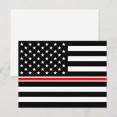 シン・レッド・ライン・フラッグ：消防士ヒーロー記念館 ポストカード (正面/裏面)