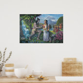 シヴァとパルヴァティ – めでたい夫婦 ポスター (キッチン)