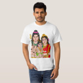シヴァの家族Tシャツ Tシャツ (正面フル)