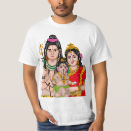 シヴァの家族Tシャツ Tシャツ