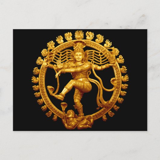 シヴァの踊り ポストカード (正面)