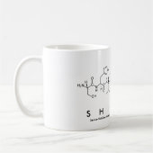シヴァニペプチド名mug コーヒーマグカップ (左)