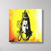 シヴァ卿の美し絵画い姿が見える キャンバスプリント (正面)