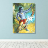 シヴァ卿ヒンドゥー教の神 – キャンバスプリント (インサイチュ (ウッドフロア))