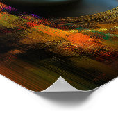 シヴァ卿プリント:モダン抽象芸術先見芸術 ポスター (角)