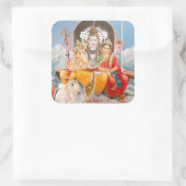 シヴァ族ステッカー スクエアシール (バッグ)