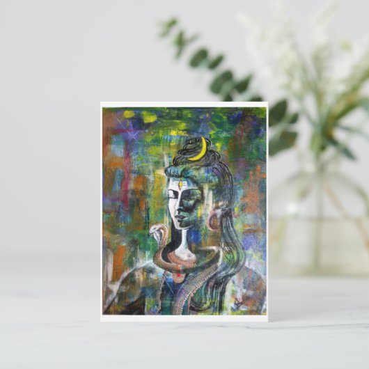 シヴァ神のポストカード ポストカード (スタンド正面)