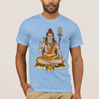 シヴァ神スピリチュアルヒンドゥー教の神カスタムTシャツ Tシャツ