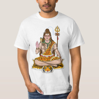 シヴァ神スピリチュアルヒンドゥー教の神カスタムTシャツ Tシャツ