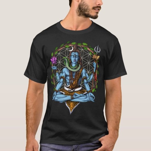 シヴァ神ヨガ Tシャツ (正面)