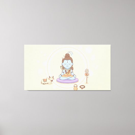シヴァ神 キャンバスプリント (正面)