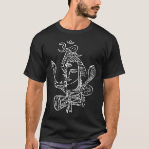 シヴァ神 ヒンズー教 神 スピリチュアル ヨギ インスピレーション Tシャツ