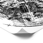 シヴァ遊シタール ポスター (角)