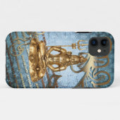 シヴァ金ゴールドブルーケースメイトiPhone 5ユニバーサルケース Case-Mate iPhoneケース (裏面(横))