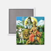 シヴァ&パルヴァティマグネット マグネット (正面/裏面)