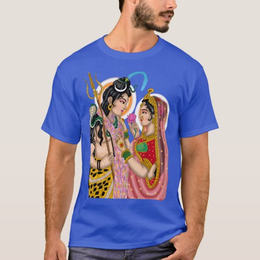 シヴァ パールヴァティー Tシャツ (正面)