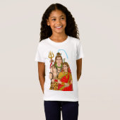 シヴァ・パールヴァティーTシャツ Tシャツ (正面フル)