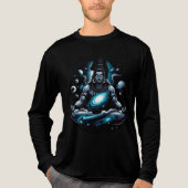 "シヴァ: 宇宙の瞑想" トライブレンドTシャツ (正面)