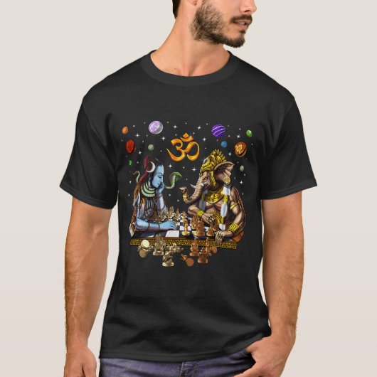シヴァ vs ガネーシャ tシャツ (正面)
