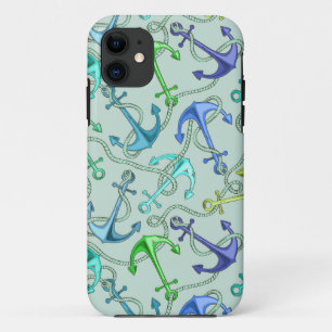 シーいかりとロープパターン iPhone 11 ケース