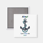 シーいかりアホイ7足ズザケール マグネット (正面/裏面)