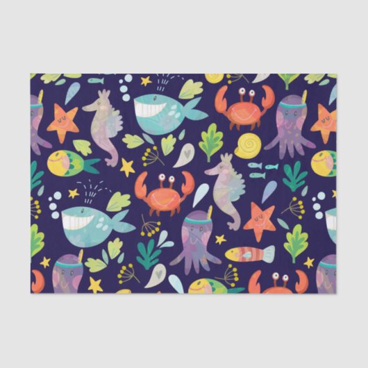 シーおもしろいワールド 薄葉紙 (正面)