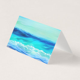 シーかわいらしアートノートカード