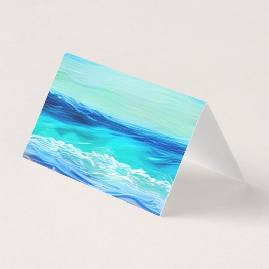 シーかわいらしアートノートカード (正面)