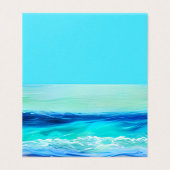 シーかわいらしアートノートカード (外部フラット)