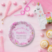 シーかわいらしガールズ誕生日でピンク ペーパープレート (パーティー)
