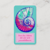 シーかわいらしシェルの呼び出し 名刺 (正面)