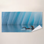 シーよくはしゃぐオッター バスタオル (バスタオル)