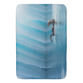 シーよくはしゃぐオッター バスマット (正面縦)