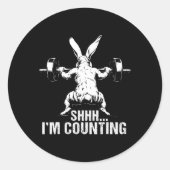 シーアイカウントフィットネスボディビルイースターバン ラウンドシール (正面)