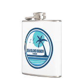 シーアイランドビーチジョージアパームツリーバード フラスク (左)