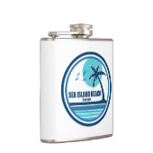 シーアイランドビーチジョージアパームツリーバード フラスク (右)