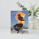 シーアイルシティからの挨拶 ポストカード (スタンド正面)