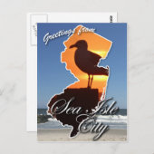 シーアイルシティからの挨拶 ポストカード (正面/裏面)