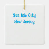 シーアイルシティクリスマスオーナメント セラミックオーナメント (裏面)