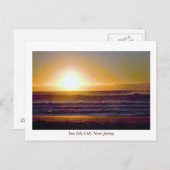 シーアイルシティニュージャージーサンライズフォト ポストカード (正面/裏面)