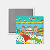 シーアイルシティバンドシェルスクエアマグネット マグネット (正面/裏面)