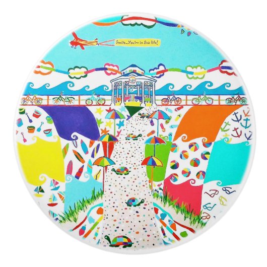 シーアイルシティプロメナーデセラミックプルノブ セラミックノブ (正面)